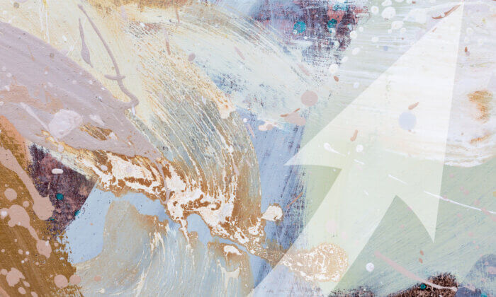 Abstrakte Malerei. Zeitgenössische Kunst. Bunte Leinwand. Aquarell tropft. Hochauflösendes Foto.